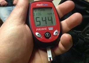 Blood glucose monitoring device