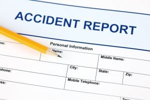 Slip and fall accident incident report