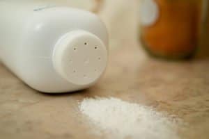 Talc-based baby powder