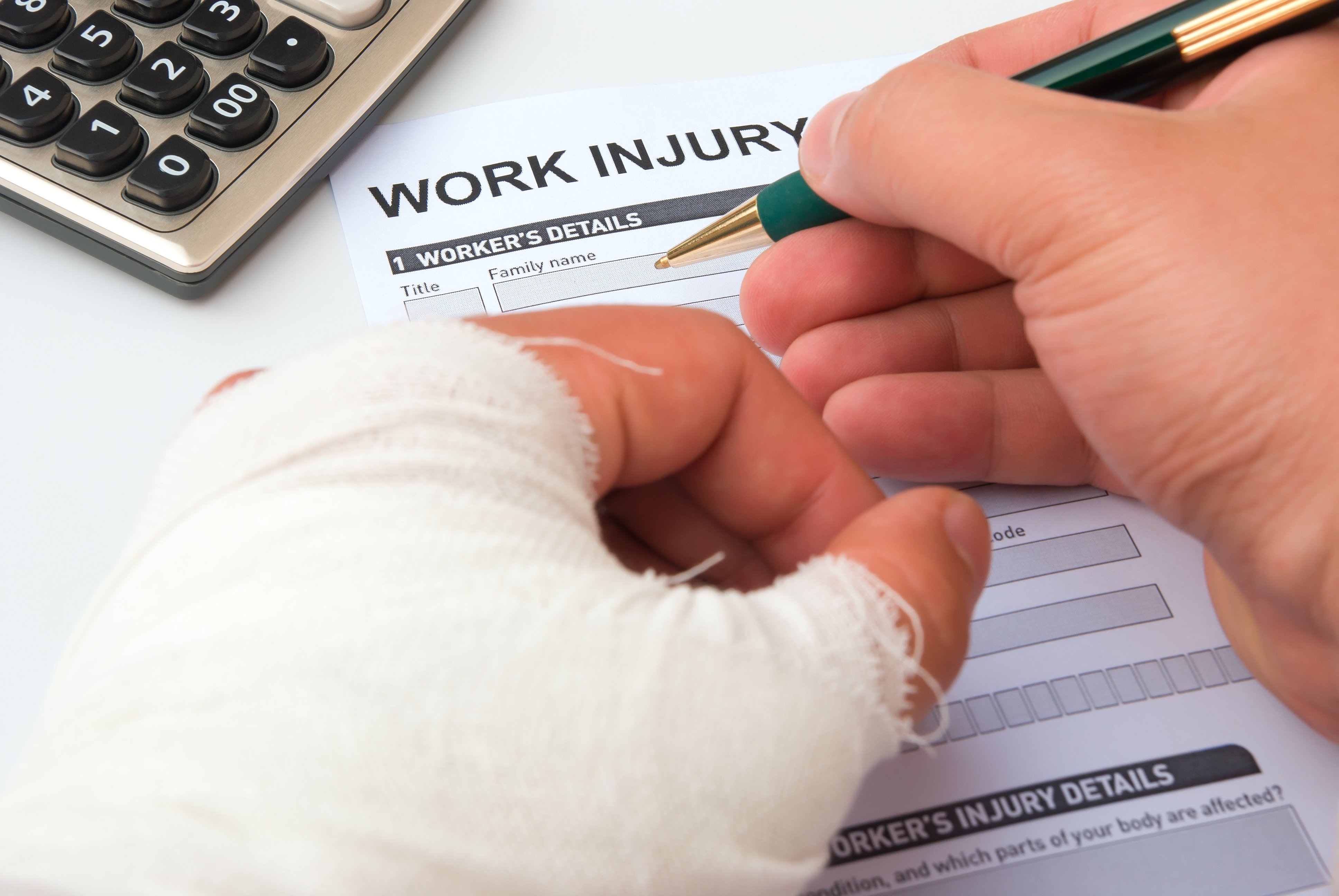 Workers compensation injury form