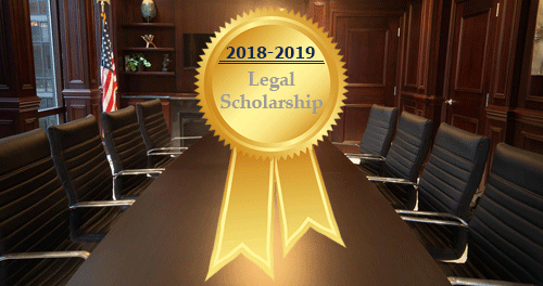 2018-2019 legal scholarship ribbon 